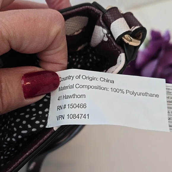 WOMEN'S 41 HAWTHORN FAUX LEATHER CROSSBODY BAG NWOT - Picture 9 of 13